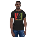 (Big Print) REd BlacK GreeN Lion Of Judah Apparel Logo Unisex t-shirt