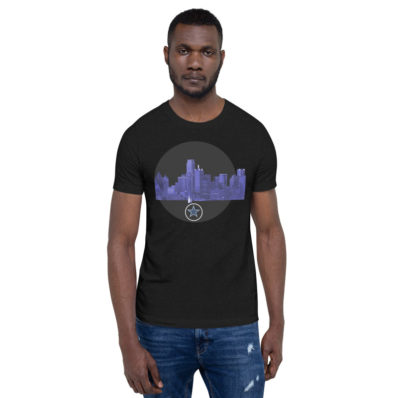 Dallas Texas Skyline Unisex t-shirt