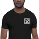 Loja White logo Unisex t-shirt