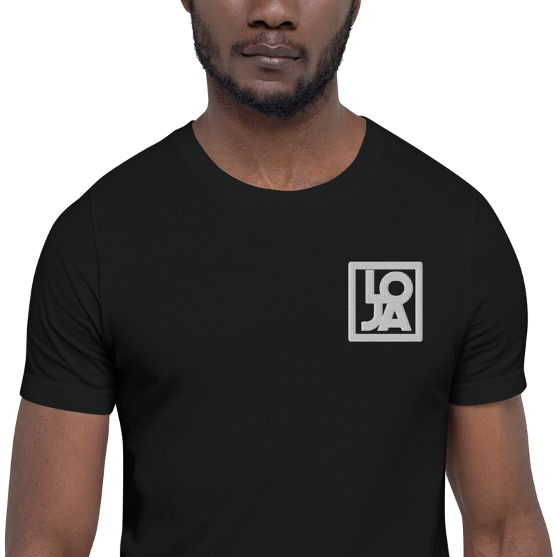 Loja White logo Unisex t-shirt