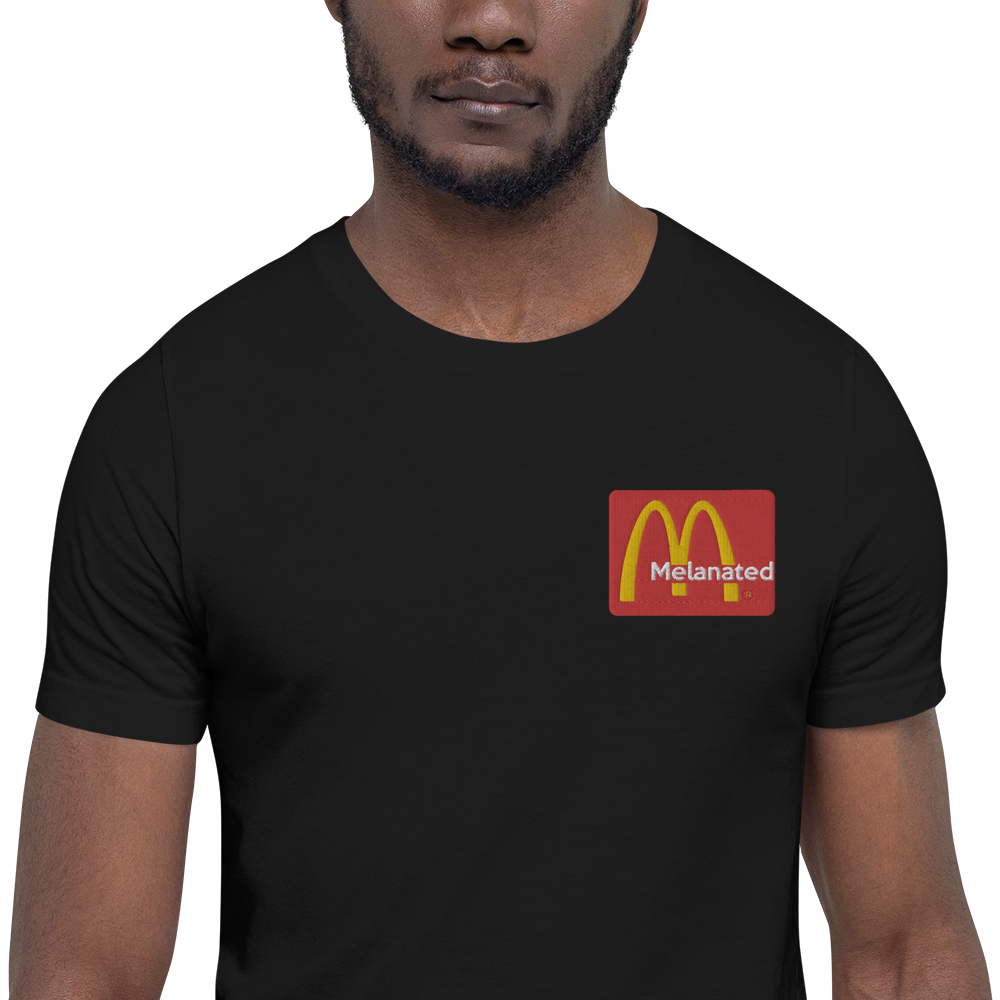Mcdonalds melanated logo Unisex t-shirt