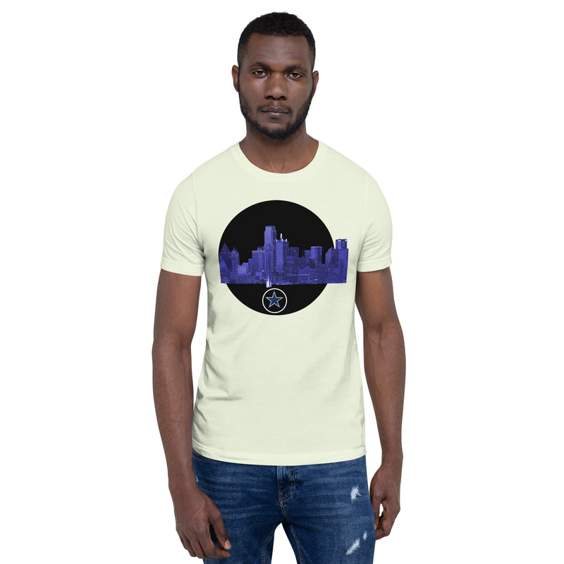 Dallas Texas Skyline Unisex t-shirt
