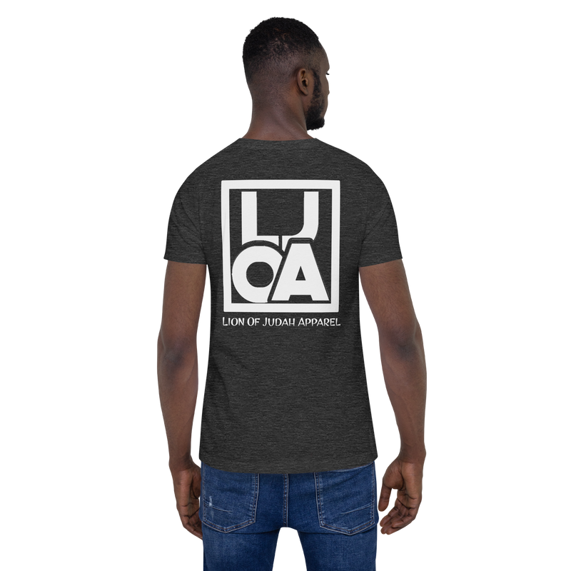 Lion Of Judah Apparel White new logo Unisex t-shirt