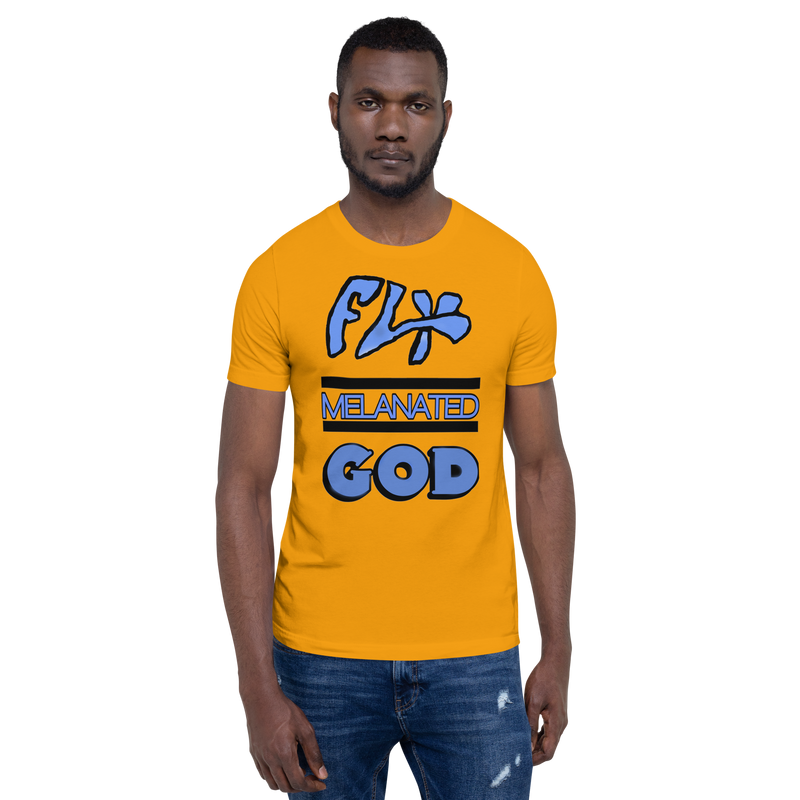 Fly Melanated God Unisex t-shirt