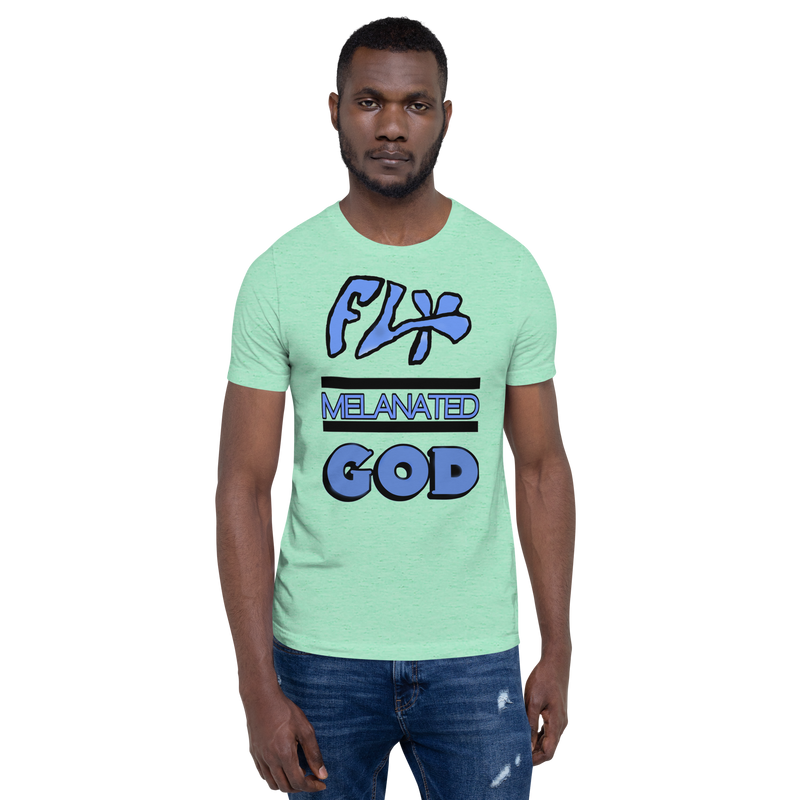 Fly Melanated God Unisex t-shirt