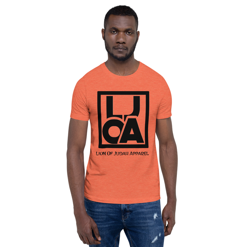 Lion Of Judah Apparel black new logo Unisex t-shirt