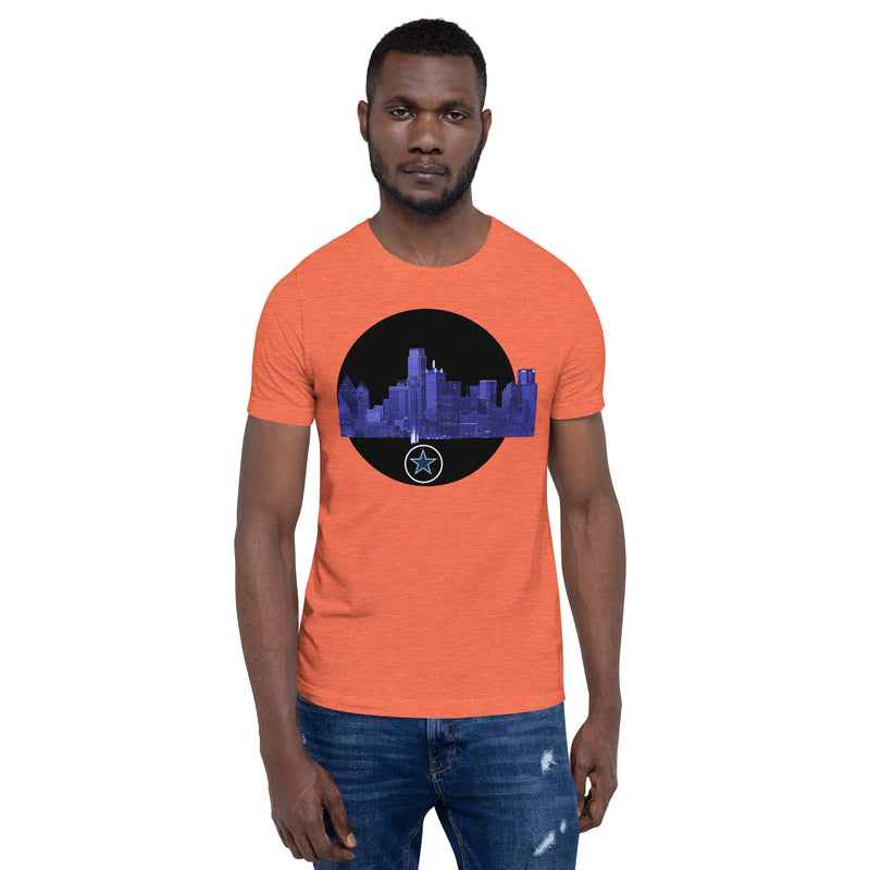 Dallas Texas Skyline Unisex t-shirt
