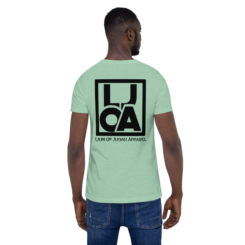 Lion Of Judah Apparel black new logo Unisex t-shirt