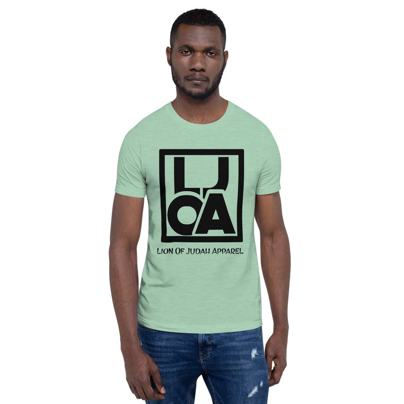 Lion Of Judah Apparel black new logo Unisex t-shirt