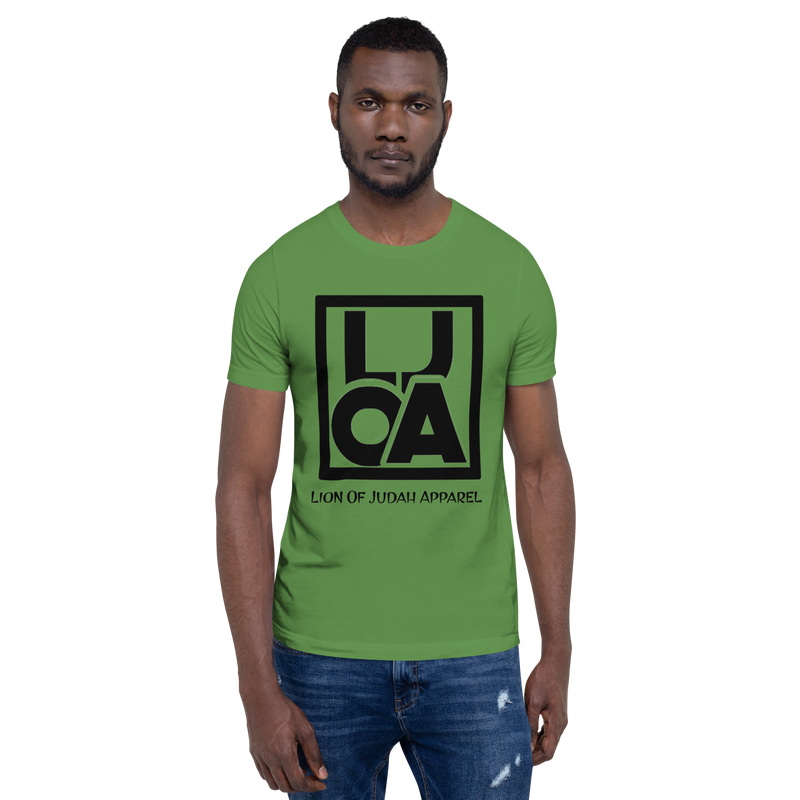 Lion Of Judah Apparel black new logo Unisex t-shirt