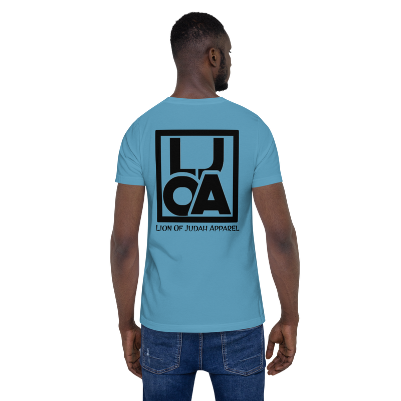 Lion Of Judah Apparel black new logo Unisex t-shirt