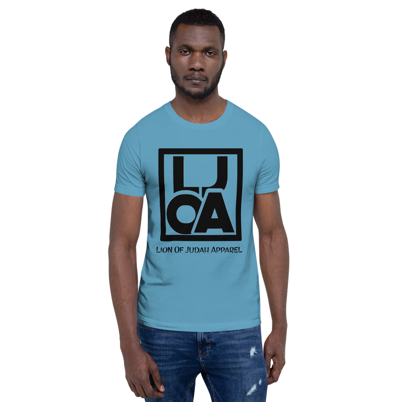 Lion Of Judah Apparel black new logo Unisex t-shirt