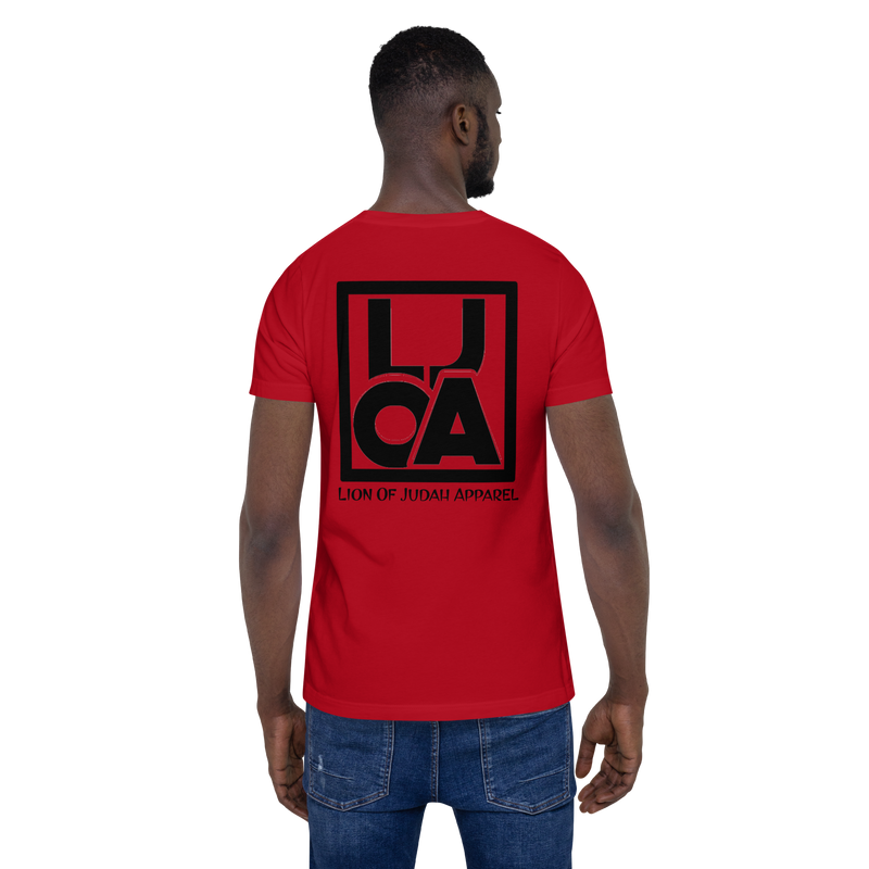 Lion Of Judah Apparel black new logo Unisex t-shirt
