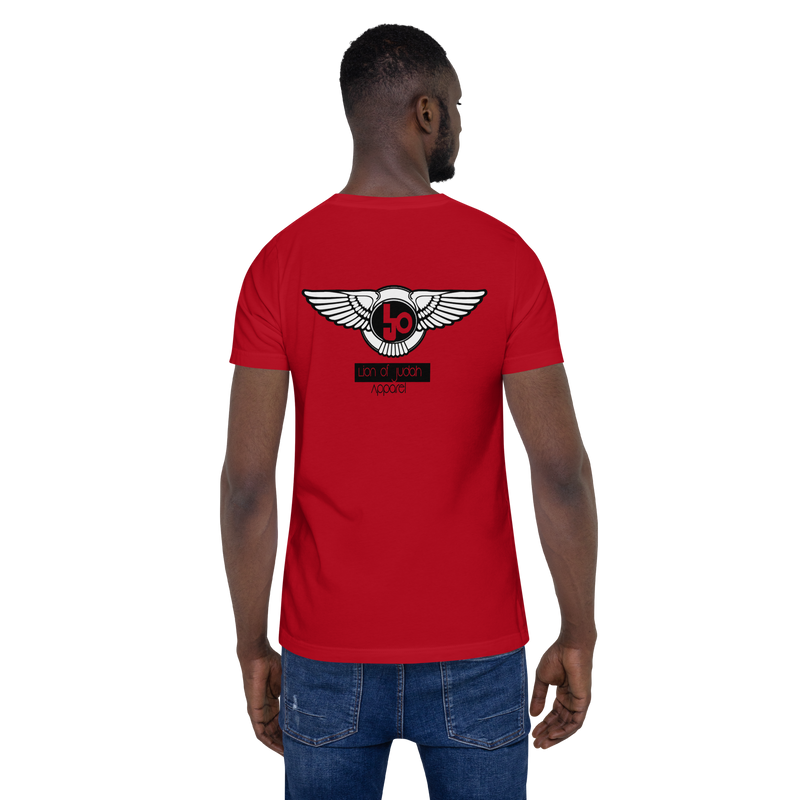 Lion Of Judah Black logo Unisex t-shirt