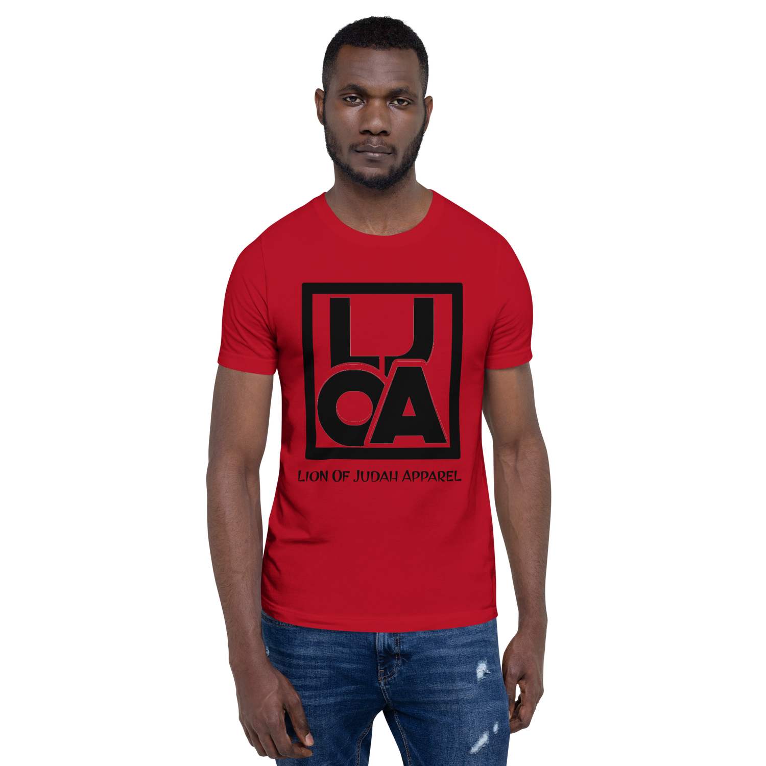 Lion Of Judah Apparel black new logo Unisex t-shirt