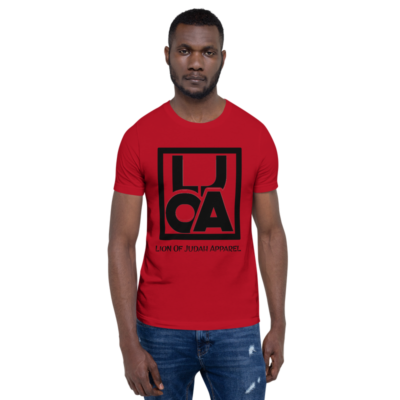 Lion Of Judah Apparel black new logo Unisex t-shirt