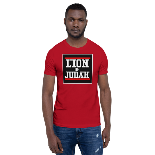 Lion Of Judah Design Unisex t-shirt