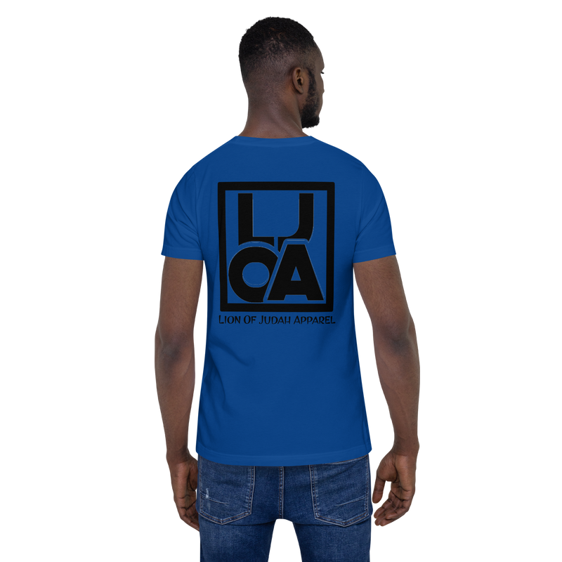 Lion Of Judah Apparel black new logo Unisex t-shirt
