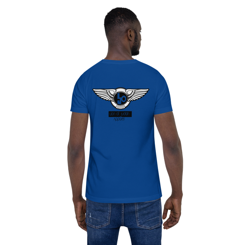Lion Of Judah Black logo Unisex t-shirt
