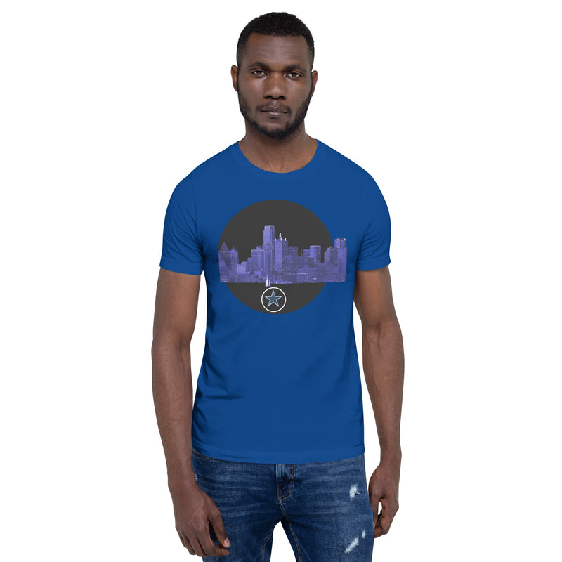 Dallas Texas Skyline Unisex t-shirt