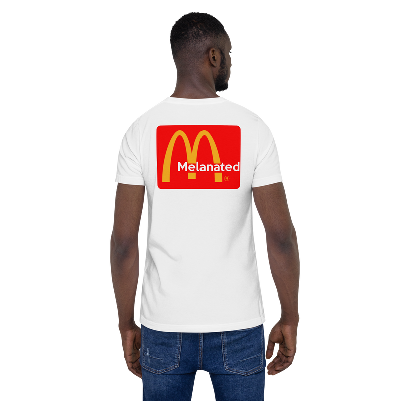 Mcdonalds melanated logo Unisex t-shirt