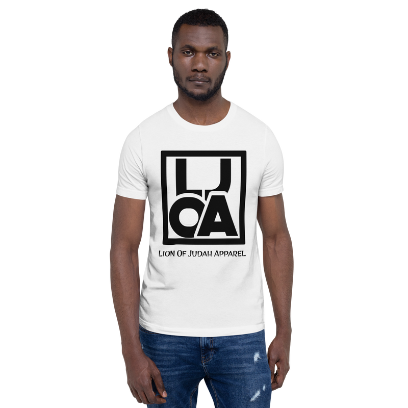 Lion Of Judah Apparel black new logo Unisex t-shirt