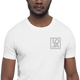 Loja White logo Unisex t-shirt