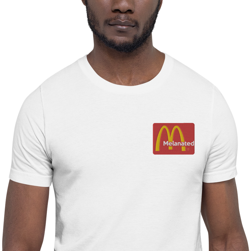 Mcdonalds melanated logo Unisex t-shirt