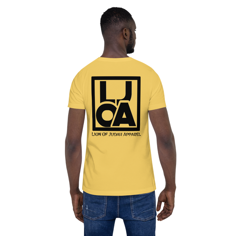 Lion Of Judah Apparel black new logo Unisex t-shirt