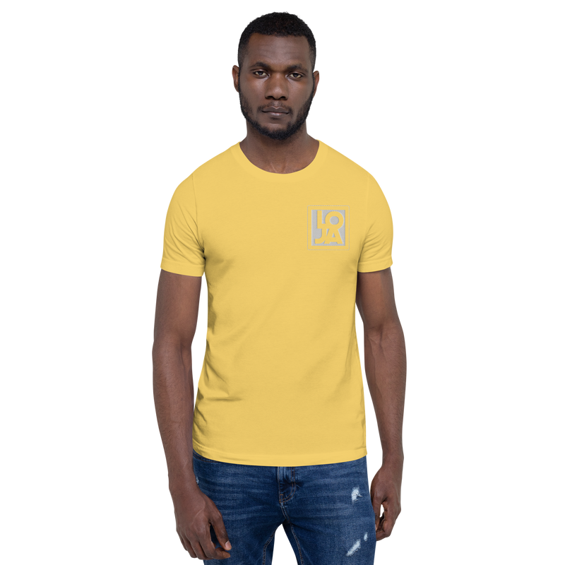Lion Of Judah Apparel White logo Unisex t-shirt
