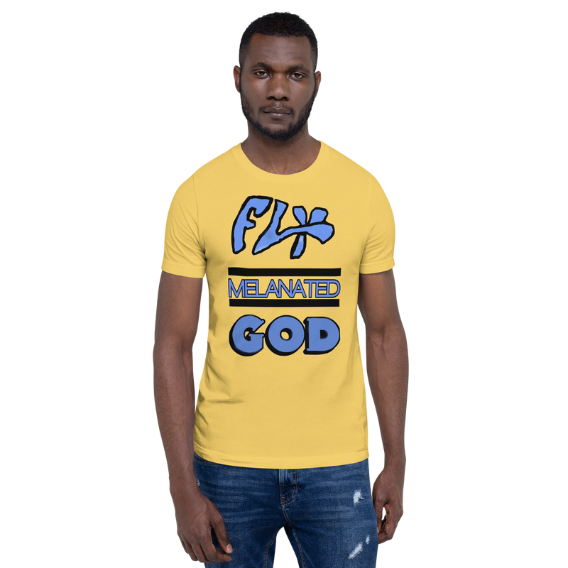 Fly Melanated God Unisex t-shirt