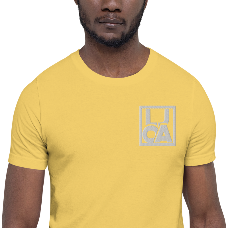 Lion Of Judah Apparel White new logo Unisex t-shirt