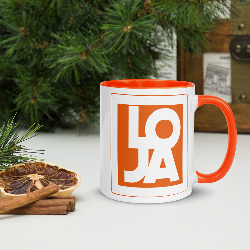 Lion Of Judah Apparel Texas Longhorn Orange Logo Mug with Color Inside