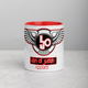 Lion Of Judah Blood Red Logo Mug with Color Inside