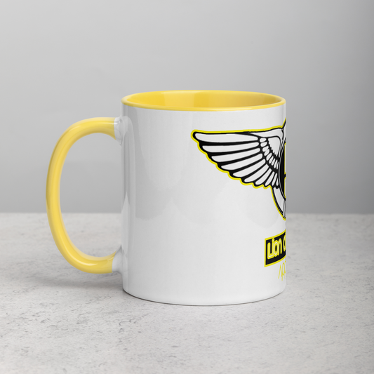 Lion Of Judah Yellow Logo Mug with Color Inside