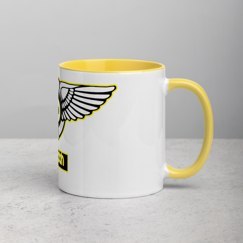Lion Of Judah Yellow Logo Mug with Color Inside