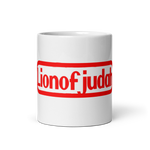 Lion Of Judah Nintendo Word Play Spinoff Design White glossy mug