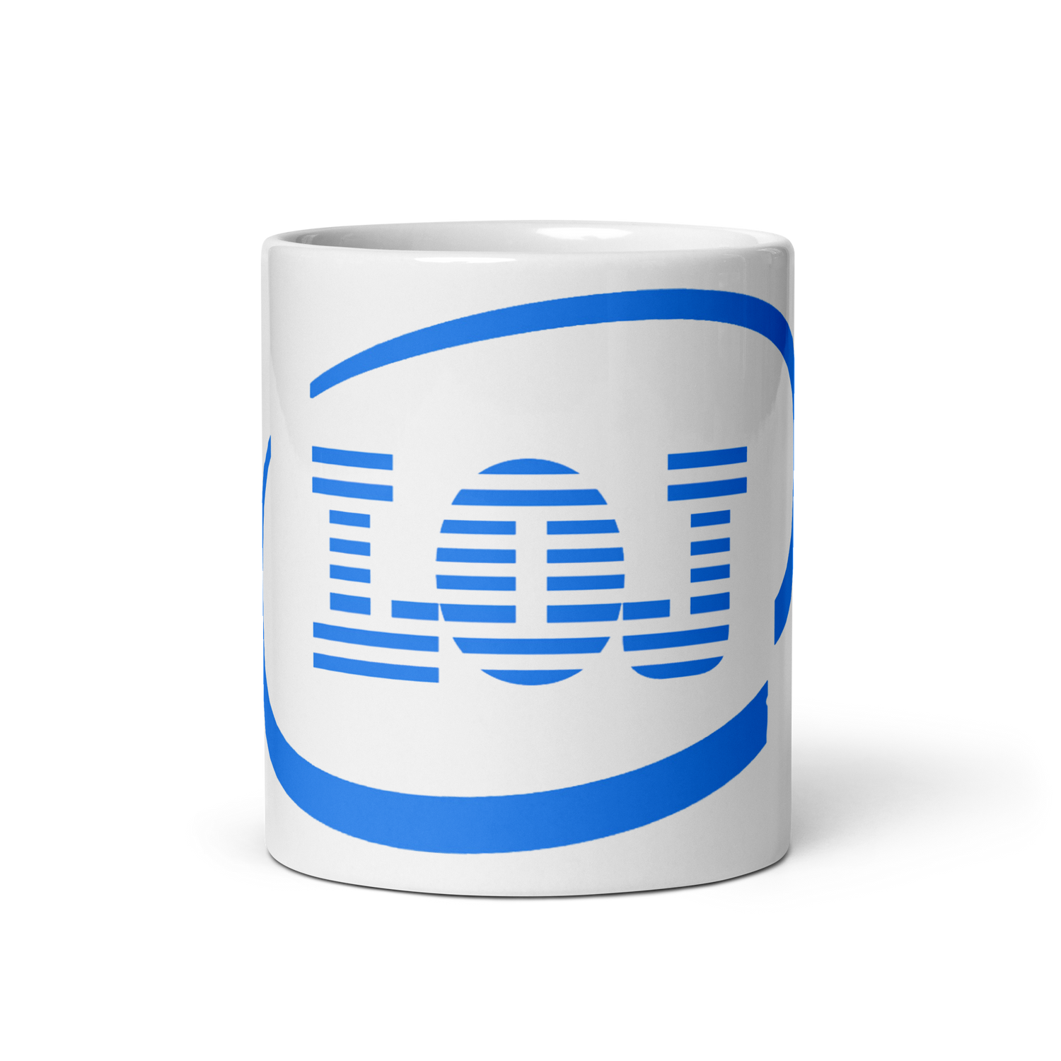 Lion Of Judah Spinoff of IBM White glossy mug