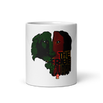 The Tribe Of Judah Lion White glossy mug