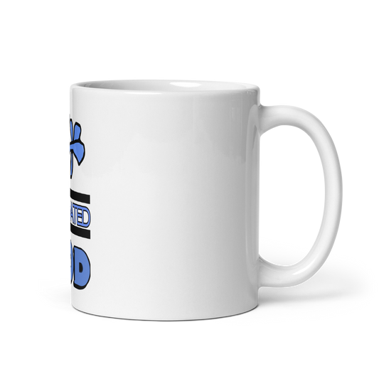 Fly Melanated God White glossy mug