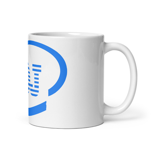 Lion Of Judah Spinoff of IBM White glossy mug