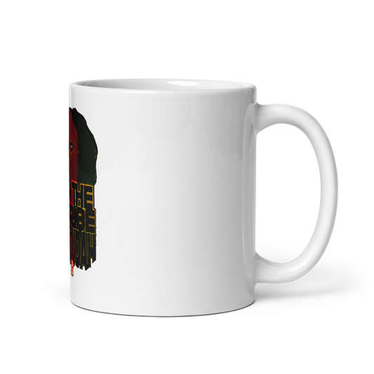 The Tribe Of Judah Lion White glossy mug