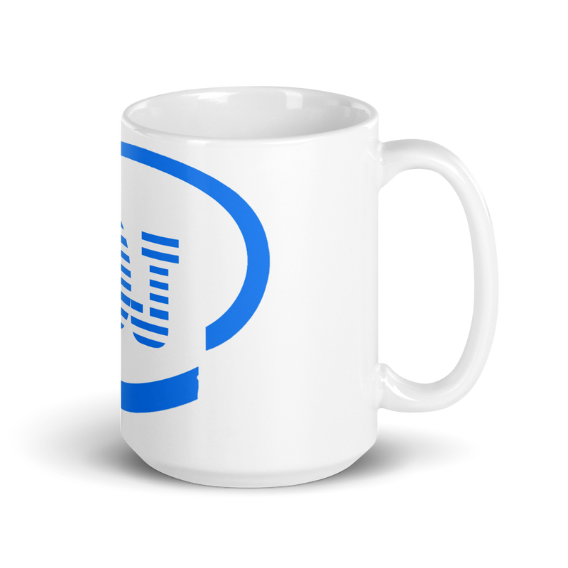 Lion Of Judah Spinoff of IBM White glossy mug