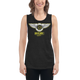 Lion Of Judah Yellow logo Design Ladies’ Muscle Tank