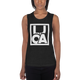 Lion Of Judah Apparel White new logo Design Ladies’ Muscle Tank