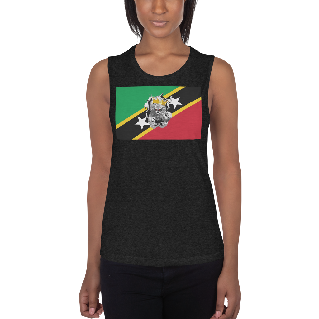 West Indian Lion of Judah Ladies’ Muscle Tank