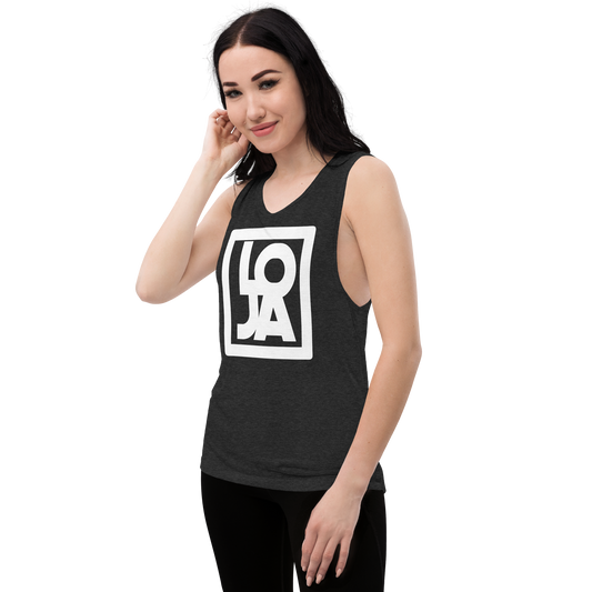 Lion Of Judah Apparel Logo Design Ladies’ Muscle Tank