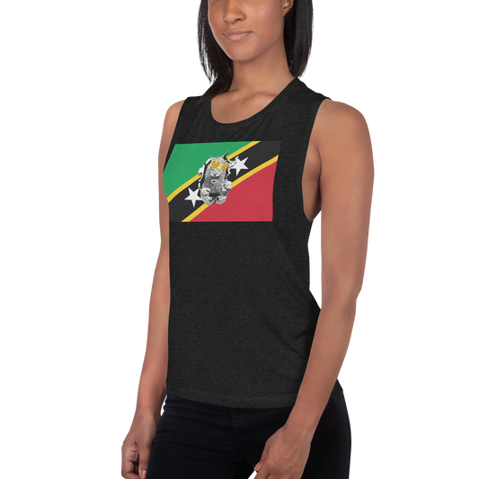 West Indian Lion of Judah Ladies’ Muscle Tank