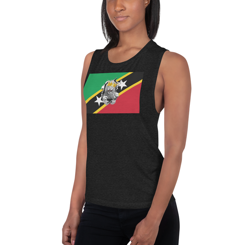 West Indian Lion of Judah Ladies’ Muscle Tank