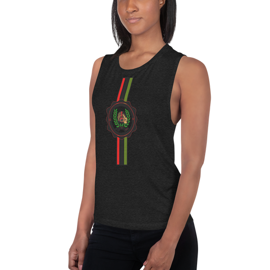 Lion of Judah God Design Ladies’ Muscle Tank